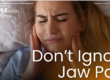 Patient with jaw pain
