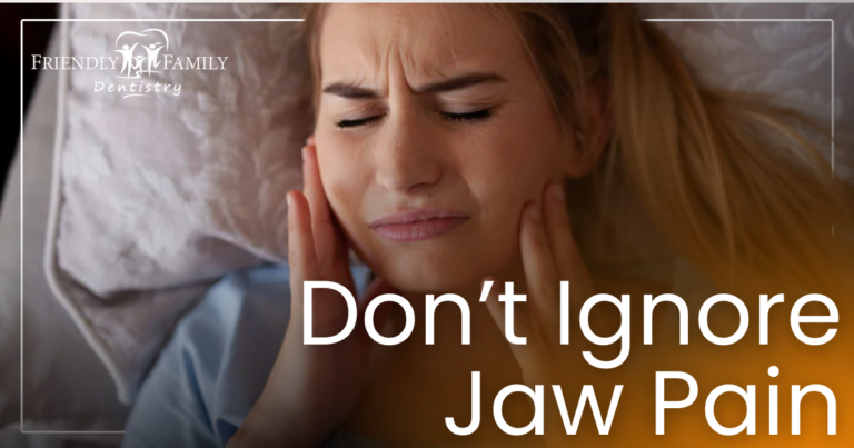Patient with jaw pain