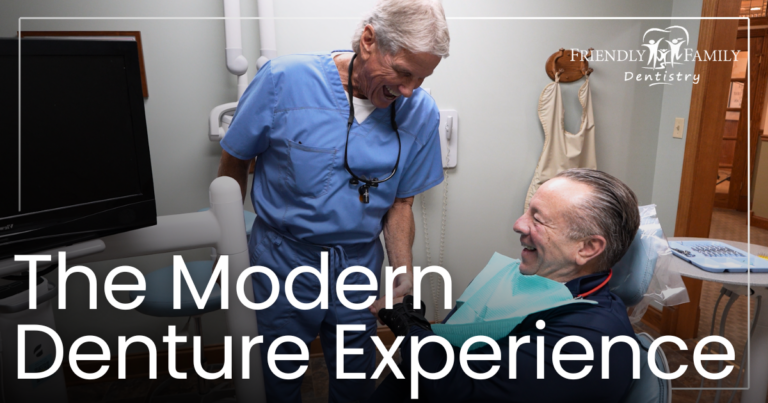 Patient laughing with doctor